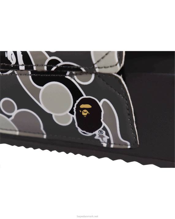 A Bathing Ape Mænd x hayn sta camo glidesandaler HH6J727 sort