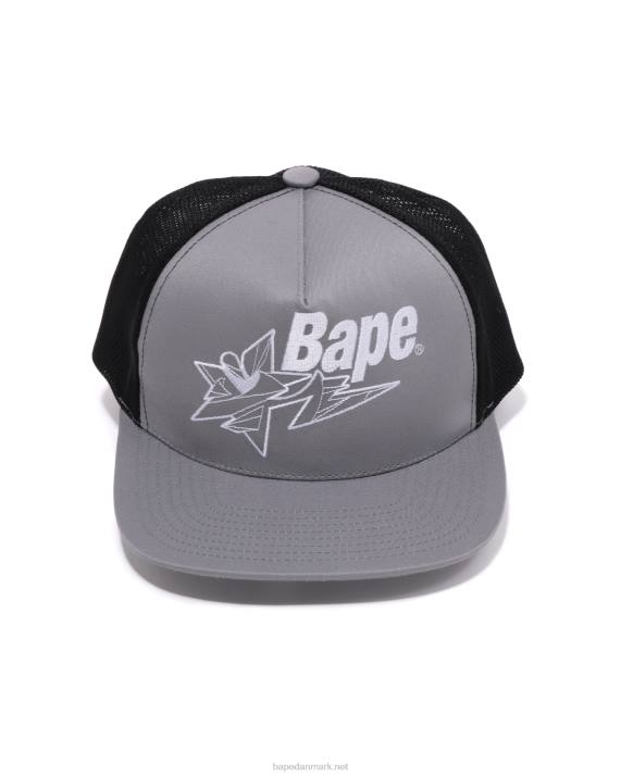 A Bathing Ape Mænd x ldg mesh hætte HH6J527 grå