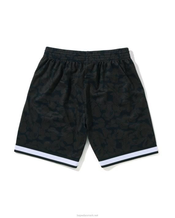 A Bathing Ape Mænd x mn brooklyn nets jersey shorts HH6J372 sort