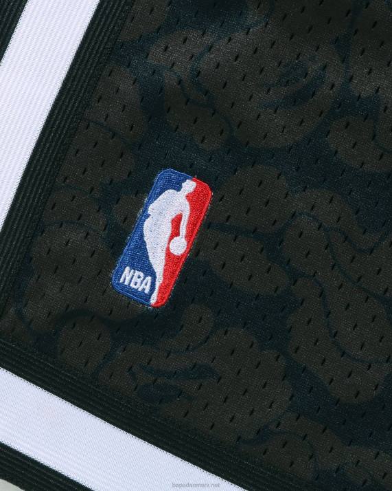 A Bathing Ape Mænd x mn brooklyn nets jersey shorts HH6J372 sort