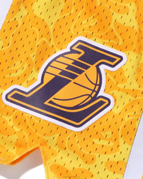 A Bathing Ape Mænd x mn los angeles lakers jersey shorts HH6J361 lilla