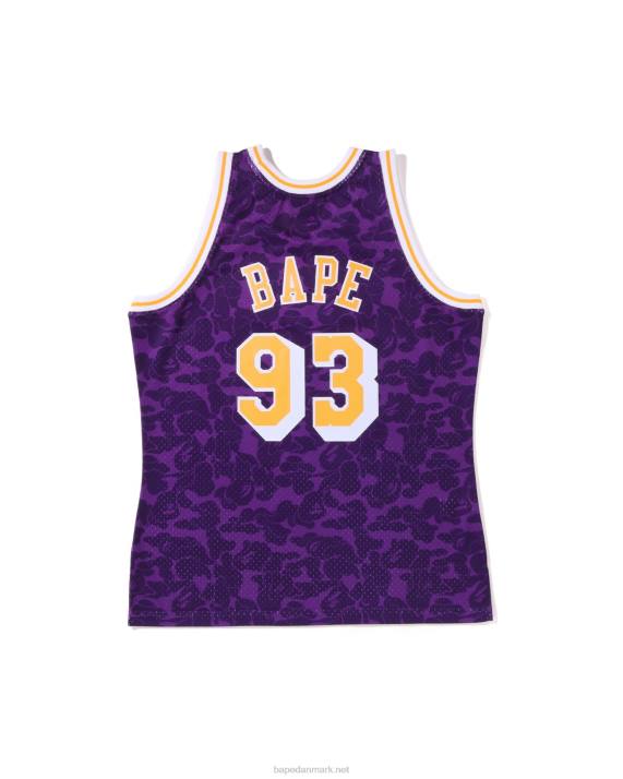 A Bathing Ape Mænd x mn los angeles lakers jersey tanktop HH6J368 lilla