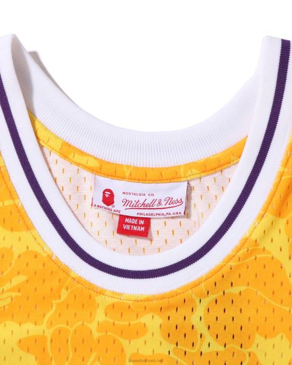 A Bathing Ape Mænd x mn los angeles lakers jersey tanktop HH6J369 gul