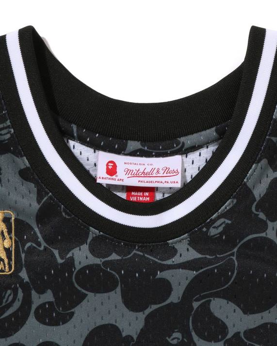 A Bathing Ape Mænd x mn miami varme jersey tanktop HH6J365 sort