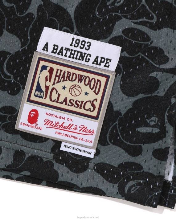 A Bathing Ape Mænd x mn miami varme jersey tanktop HH6J365 sort