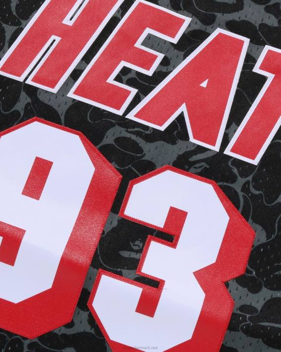 A Bathing Ape Mænd x mn miami varme jersey tanktop HH6J365 sort