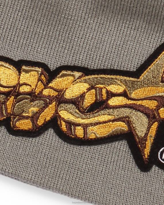 A Bathing Ape Mænd x ovo strik hue HH6J653 grå
