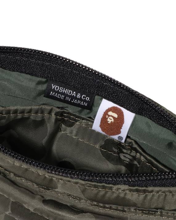 A Bathing Ape Mænd x porter solid camo skuldertaske HH6J548 militærgrøn
