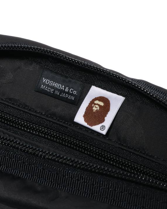 A Bathing Ape Mænd x porter solid camo taljetaske HH6J431 sort