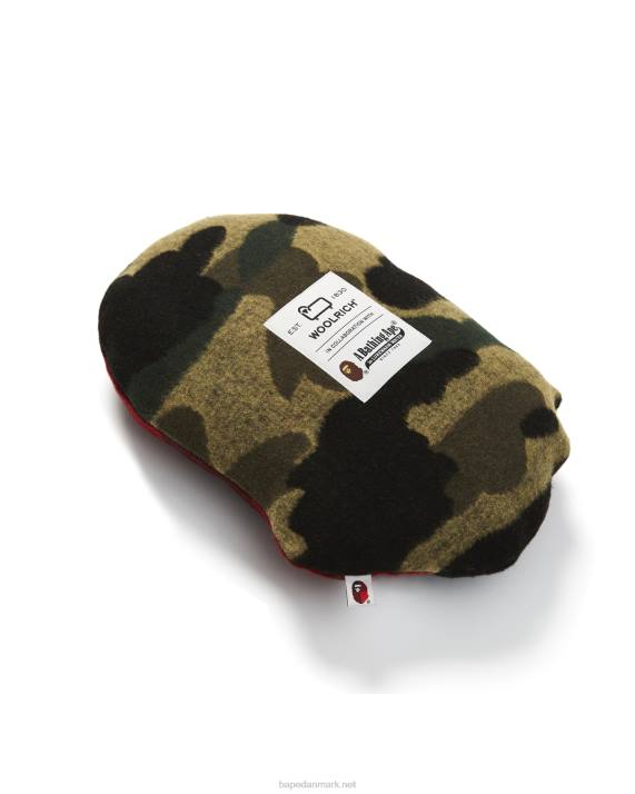 A Bathing Ape Mænd x uldrig hovedpude HH6J580 knaldrød