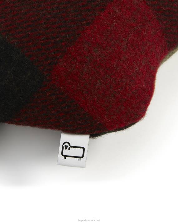 A Bathing Ape Mænd x uldrig hovedpude HH6J580 knaldrød