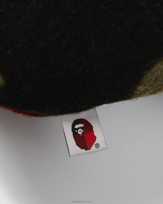 A Bathing Ape Mænd x uldrig hovedpude HH6J580 knaldrød