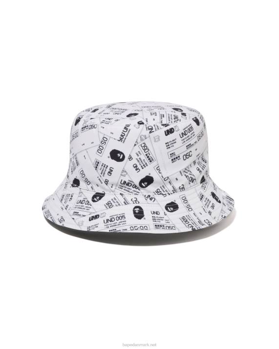 A Bathing Ape Mænd x undftd farve camo flannel bøttehat HH6J518 militærgrøn