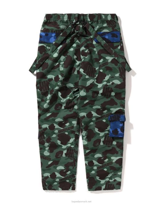 A Bathing Ape Mænd x undftd farve camo multi-pouch lommebukser HH6J348 militærgrøn