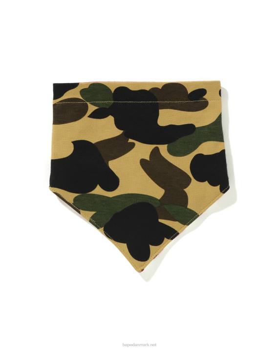 A Bathing Ape børn 1 camo bandana hagesmæk HH6J1632 gul