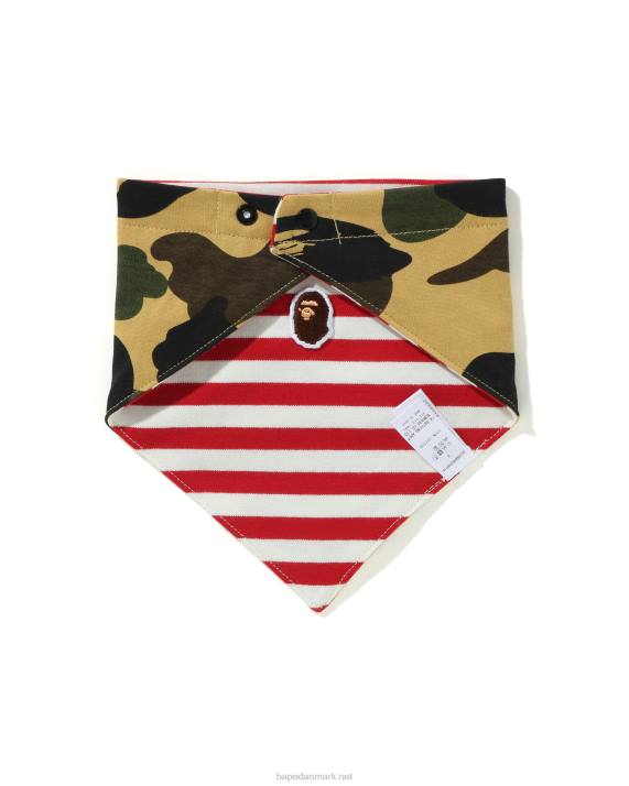 A Bathing Ape børn 1 camo bandana hagesmæk HH6J1632 gul