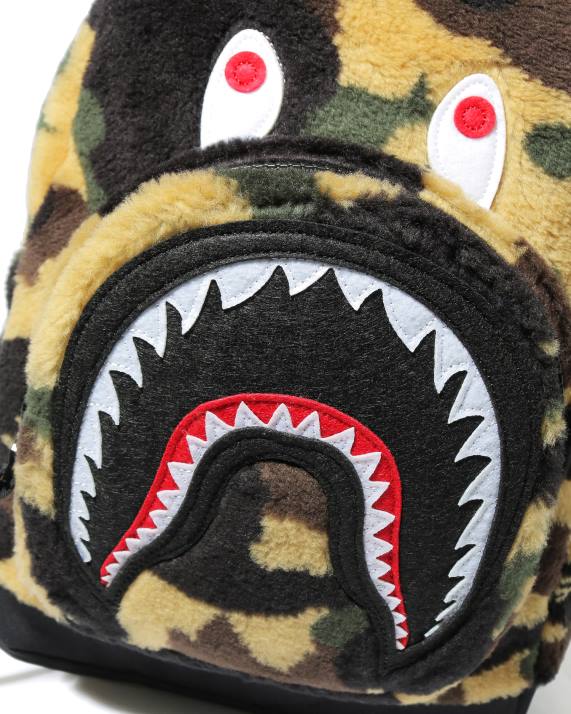 A Bathing Ape børn 1 camo boa shark daypack HH6J1798 gul