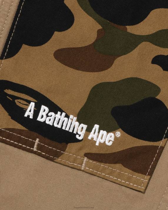 A Bathing Ape børn 1 camo malerbukser jr HH6J1497 beige