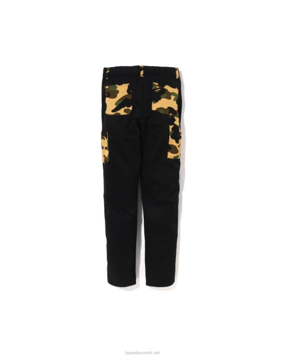 A Bathing Ape børn 1 camo malerbukser jr HH6J1498 sort