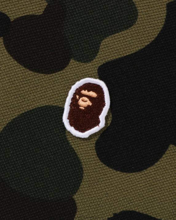 A Bathing Ape børn 1 camo one point polo HH6J1304 militærgrøn