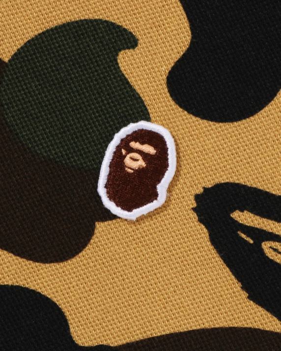 A Bathing Ape børn 1 camo one point polo HH6J1305 gul