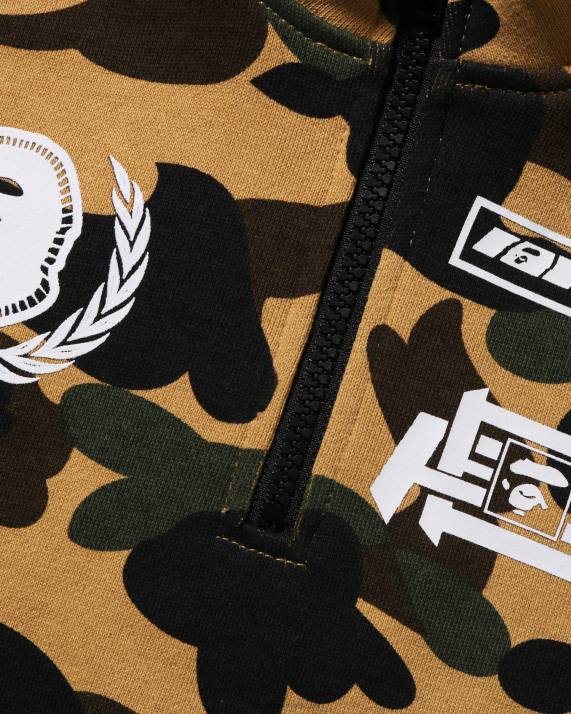 A Bathing Ape børn 1 camo racing hættetrøje med lag pullover HH6J1669 gul