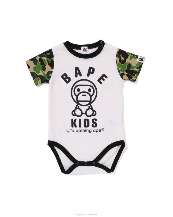 A Bathing Ape børn abc camo baby milo gavesæt HH6J1279 militærgrøn