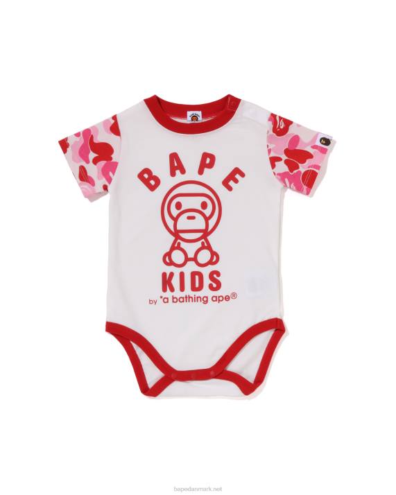 A Bathing Ape børn abc camo baby milo gavesæt HH6J1280 lyserød