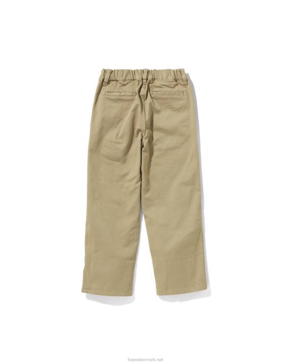 A Bathing Ape børn abc camo bukser med manchet HH6J1671 beige