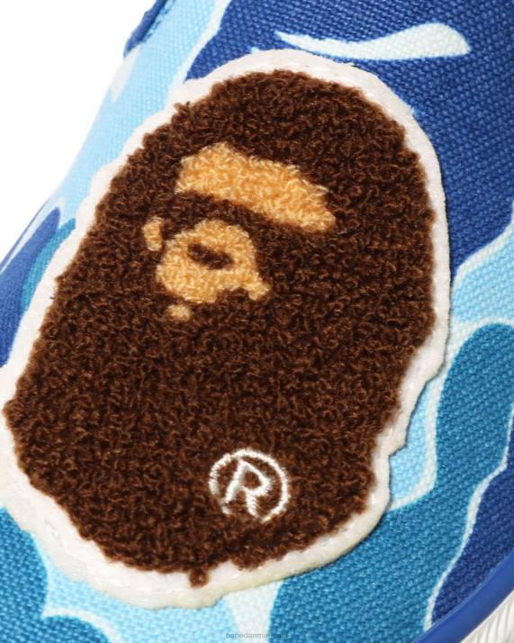 A Bathing Ape børn abc camo hoved patch slip ons HH6J1617 blå
