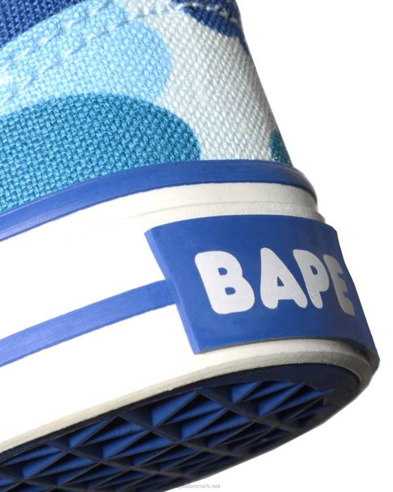 A Bathing Ape børn abc camo hoved patch slip ons HH6J1617 blå