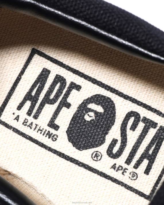 A Bathing Ape børn abc camo hoved patch slip ons HH6J1618 militærgrøn
