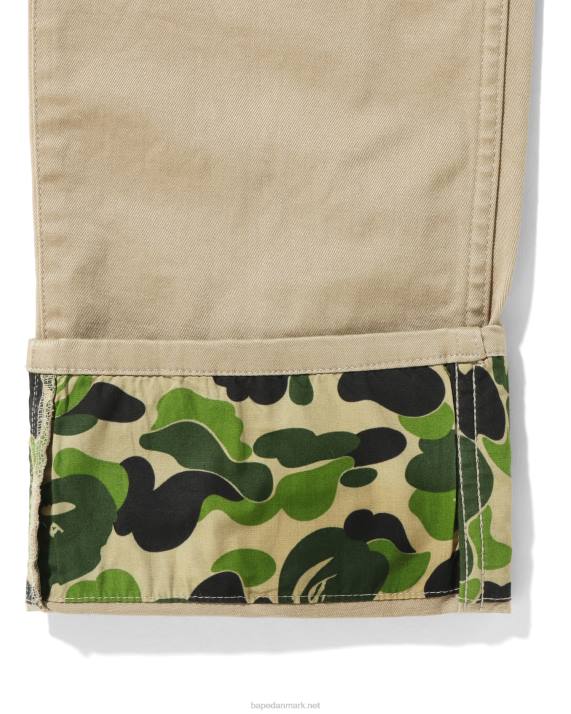 A Bathing Ape børn abc camo manchet bukser jr HH6J1682 beige