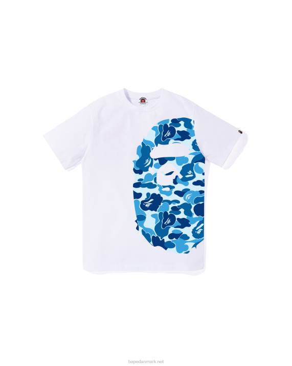 A Bathing Ape børn abc camo side big head tee jr HH6J1284 hvid