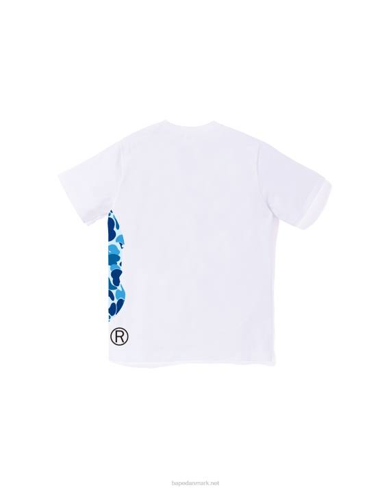 A Bathing Ape børn abc camo side big head tee jr HH6J1284 hvid
