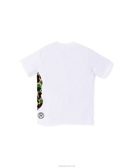 A Bathing Ape børn abc camo side big head tee jr HH6J1285 hvid
