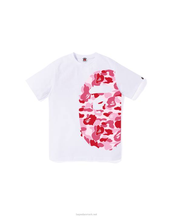 A Bathing Ape børn abc camo side big head tee jr HH6J1286 hvid