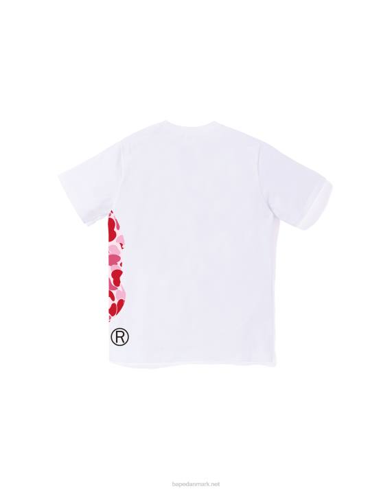 A Bathing Ape børn abc camo side big head tee jr HH6J1286 hvid