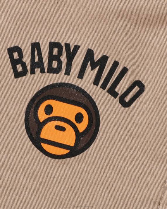 A Bathing Ape børn baby milo 1st camo manchet shorts HH6J1699 beige
