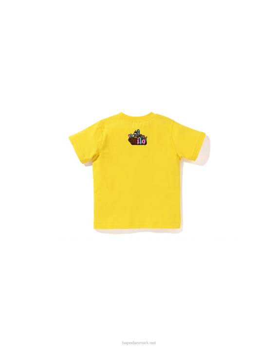 A Bathing Ape børn baby milo blandet frugt milo  lisa t-shirt HH6J1384 gul