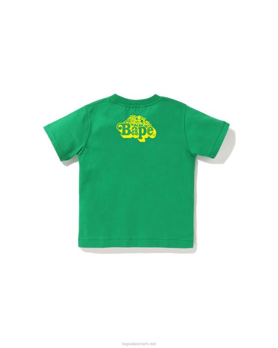 A Bathing Ape børn baby milo blandet frugt t-shirt 1 HH6J1372 smaragd