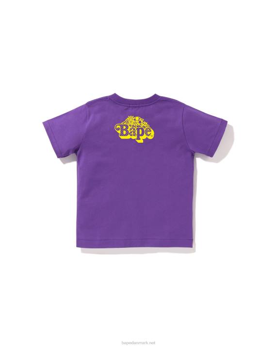 A Bathing Ape børn baby milo blandet frugt t-shirt 1 HH6J1374 lilla