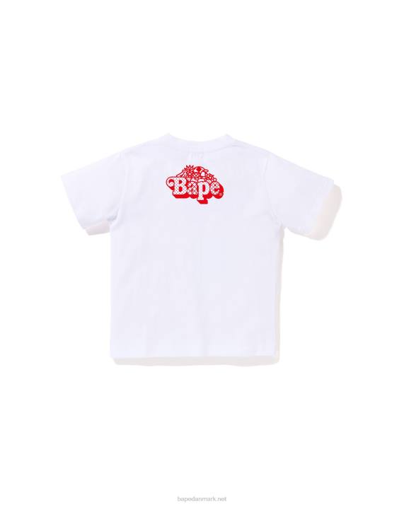 A Bathing Ape børn baby milo blandet frugt t-shirt 2 HH6J1458 hvid