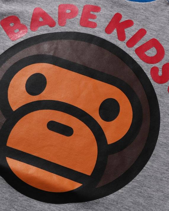 A Bathing Ape børn baby milo bodysuit HH6J1602 grå