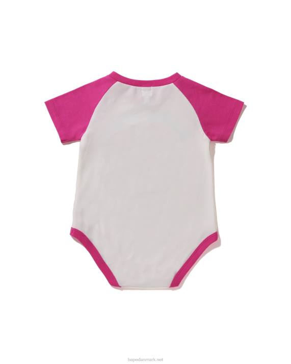 A Bathing Ape børn baby milo bodysuit HH6J1603 hvid