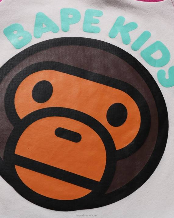 A Bathing Ape børn baby milo bodysuit HH6J1603 hvid