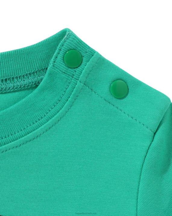 A Bathing Ape børn baby milo face lagdelt body HH6J1701 lysegrøn