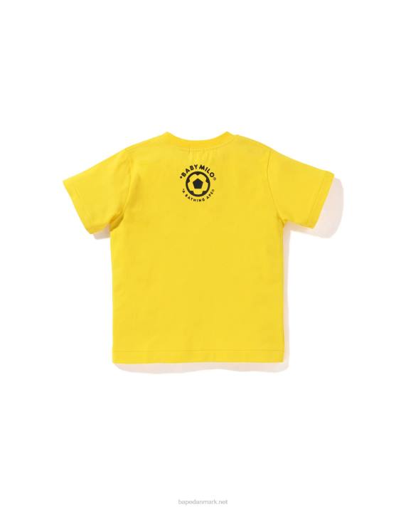 A Bathing Ape børn baby milo fodboldtrøje HH6J1559 gul