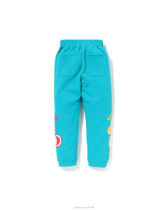 A Bathing Ape børn baby milo friends sweatpants HH6J1420 mynte