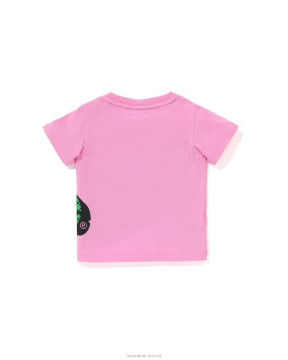 A Bathing Ape børn baby milo frugt t-shirt HH6J1324 lyserød